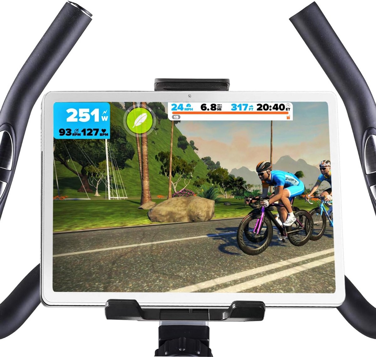 Universele Tablethouder voor Hometrainer en Fiets - Geschikt voor iPad en alle Sturen