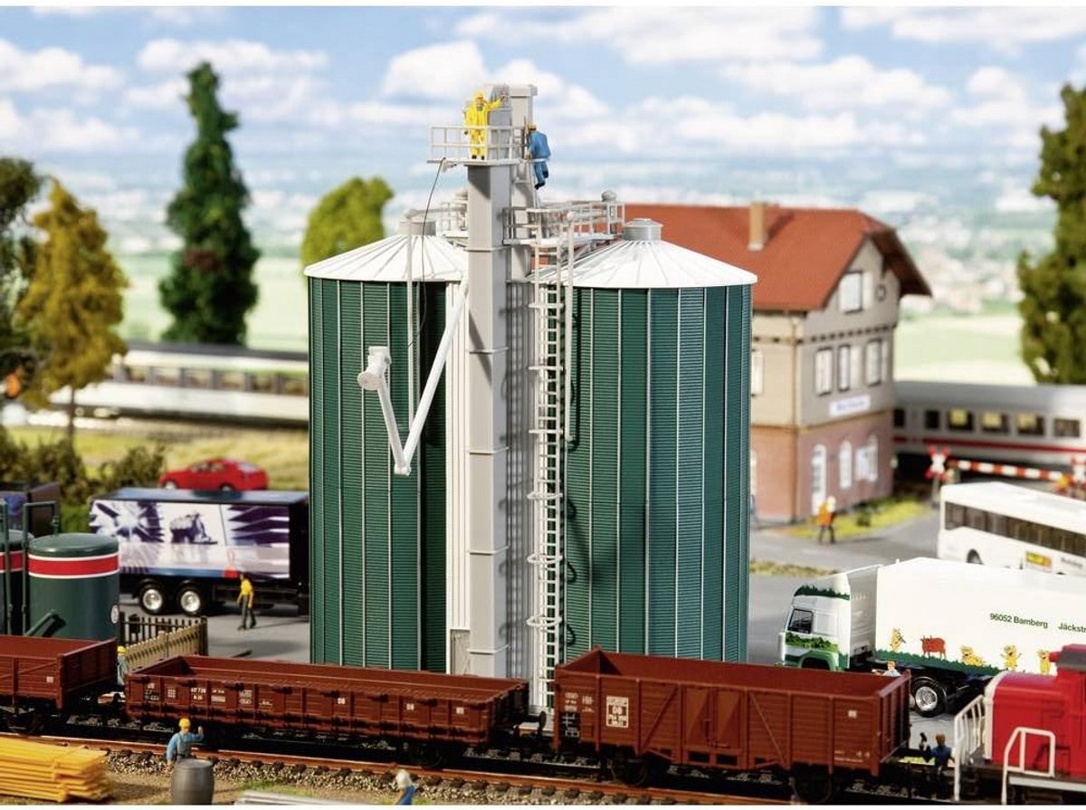 H0 Dubbele Silo Set - Modelspoorbouw