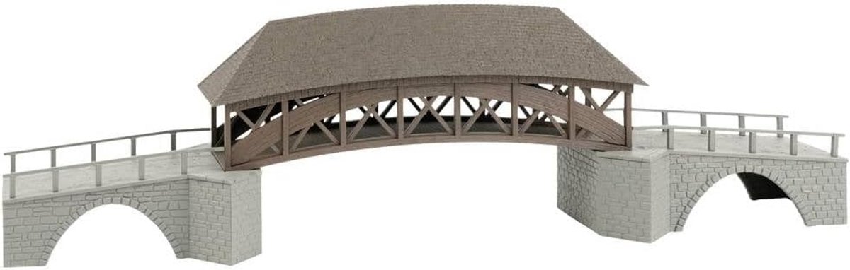 Historische Houten Brug Modelspoorbaan H0