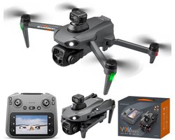 Gloovon® Drone met Camera & Scherm – GPS & Obstakelvermijding – 2 Accu’s & 72GB Opslag – Borstelloze Motor – 1080p Full HD