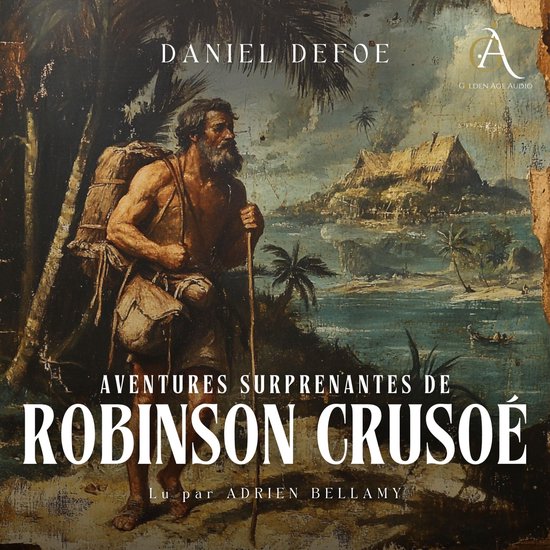 Aventures surprenantes de Robinson Crusoé - Livre Audio - cover