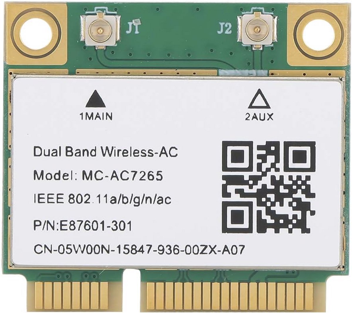 Draadloze WiFi Kaart met Bluetooth 4.2 voor Laptop | Snelle AC Dual-Band Netwerkadapter
