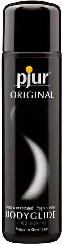 Zwarte fles PJUR Original Bodyglide, geurloos, 100 ml.