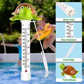 Zwembad - thermometer - schildpad zwembadthermometer - drijvend