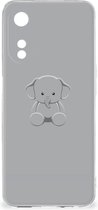 Telefoonhoesje OPPO A78 | A58 Hippe Hoesjes Baby Olifant