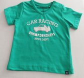 Noppie's - T-shirt - Garçons - Vert - Course automobile - 1 mois 56