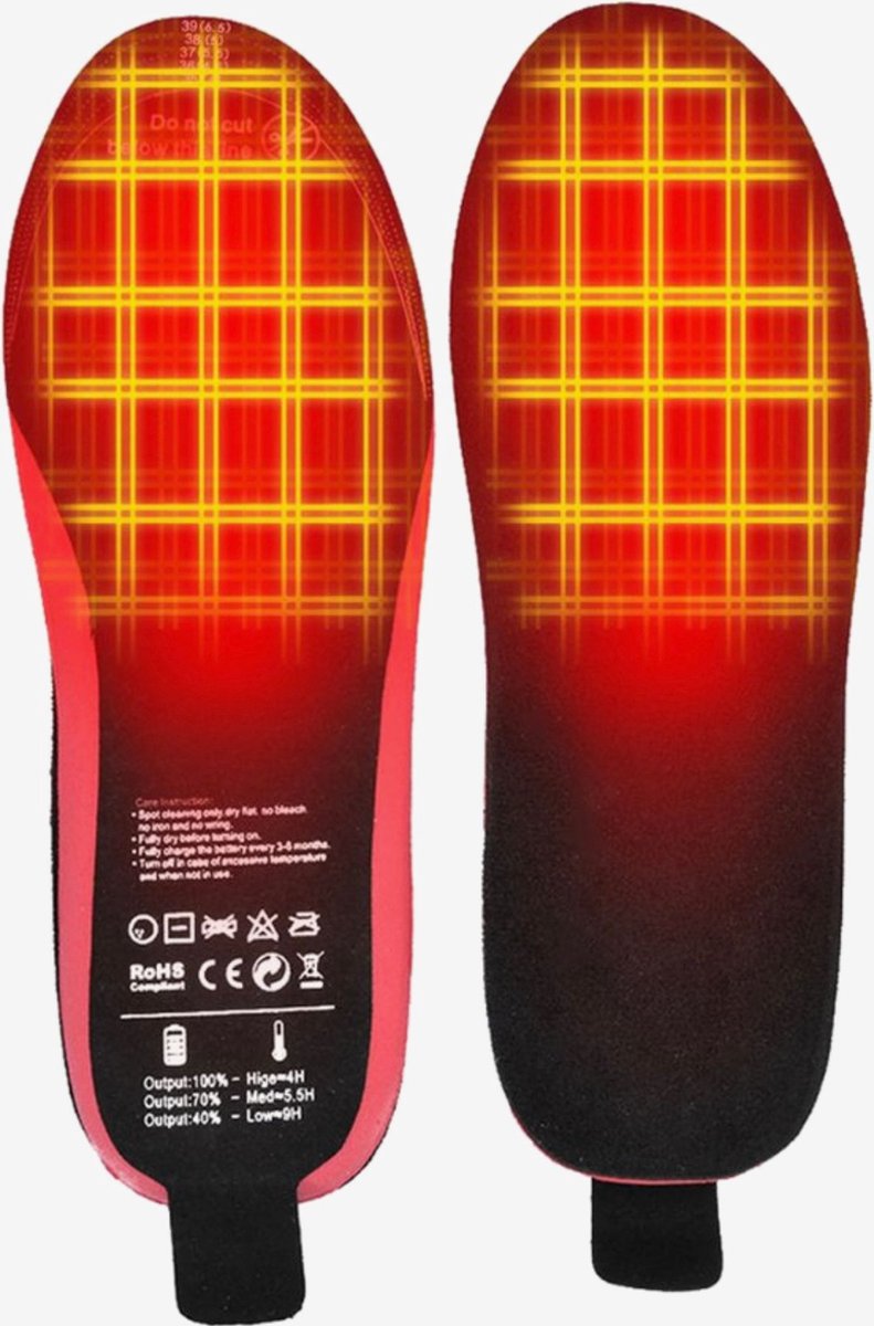 Semelle chauffante  Semelles chauffantes pour Chaussures de Ski  Rechargeables par USB,Semelles chauffantes électriques pour Hommes et  Femmes 