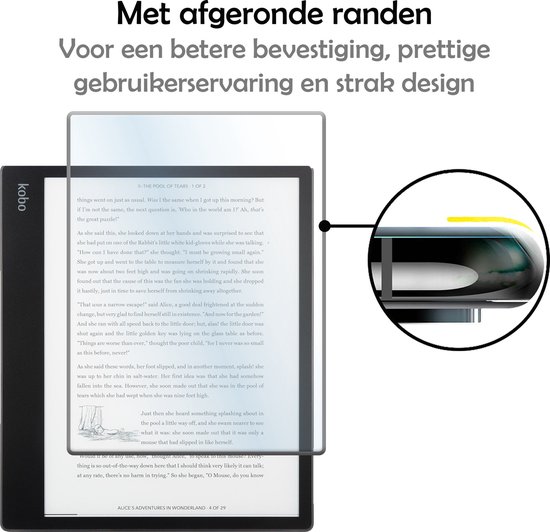 Screenprotector - Geschikt voor - Kobo Elipsa 2E - Screenprotector Bescherm Glas Gehard Screen Protector van EasyParts  — afbeelding 4