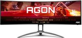 AOC B2 AG493UCX2 écran plat de PC 124 cm (48.8") 5120 x 1440 pixels Quad HD LED Noir