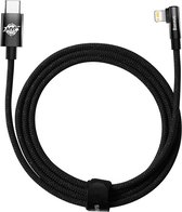 Baseus USB-C to Lightning 2m Cable MVP 20W (zwart) CAVP000301
