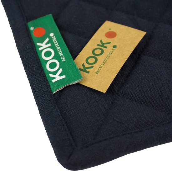 Manique de cuisson RECYCLED-Bleu foncé