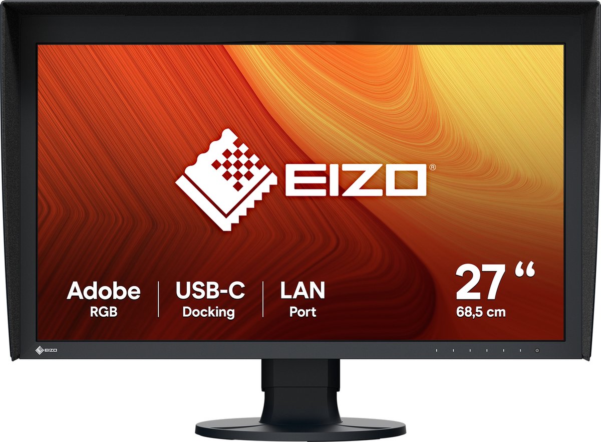 EIZO ColorEdge CG2700S computer monitor 68,6 cm (27") 2560 x 1440 Pixels Wide Quad HD LCD Zwart