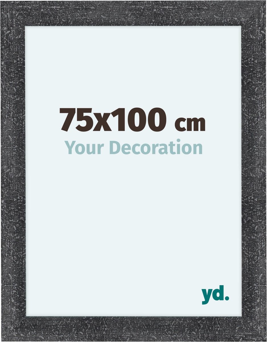 yd. Your Decoration - Fotolijst 75x100 cm - MDF - Grijs Geveegd - Como