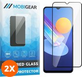 Mobigear Screenprotector geschikt voor Vivo Y52 Glazen | Mobigear Premium Screenprotector - Case Friendly - Zwart (2-Pack)