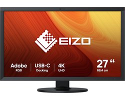 EIZO CS2740 27inch IPS LCD 4K UHD wide gamut 3840x2160 16:9 350cd/m2 USB-C Display Port HDMI incl. ColorNavigator black