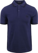 Fred Perry - Polo M3600 Donkerblauw S28 - Slim-fit - Heren Poloshirt Maat M