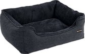 Hondenkussen Dexter - 90x75cm - Soft Pluche - Donkergrijs - Hondenmand - Pluche - Orthopedische Hondenkussens