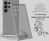IMAK UX-5 Series Samsung Galaxy S23 Ultra Hoesje Flexibel Zwart