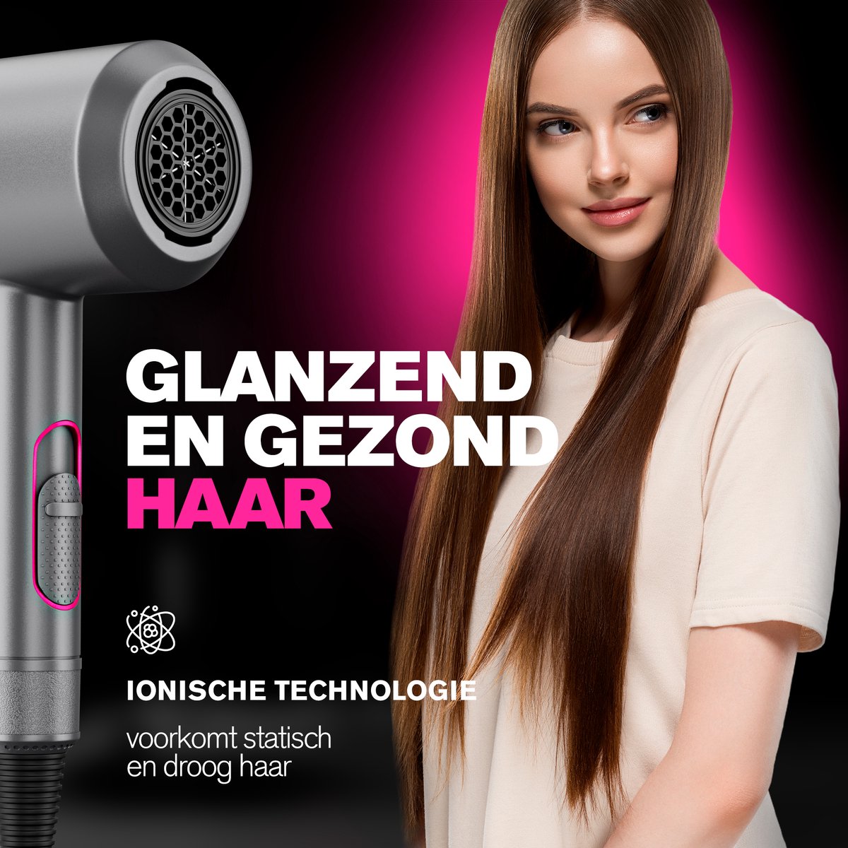 Roboza Föhn met Diffuser - Haardroger thumbnail 4