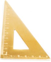 Règle triangulaire dorée Housevitamin - Or