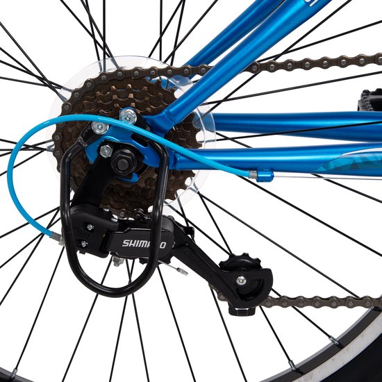 Huffy Extent 24 Inch Kinderfiets Shimano 18 versnellingen Mountainbike voor Jongens en Meisjes 8+ jaar - Blauw van Huffy — afbeelding 3