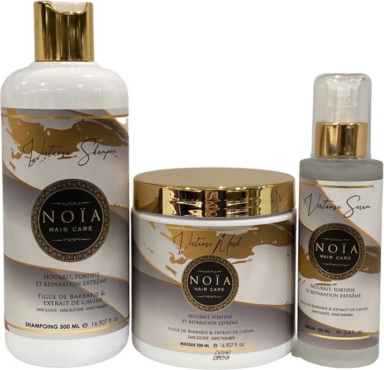 Noïa Hair Shampoo Mit Keratin & Biotin – Remedy-Serie, 500 Ml, Stärkt & Repariert
