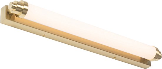 QAZQA yordi - Klassieke Dimbare LED Wandlamp met Dimmer voor binnen voor badkamer - 1 lichts - D 9.4 cm - Goud -
