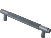 Lavuzo Handgreep Ribbel Antraciet 160 mm | Boorafstand 128 mm | Per Stuk