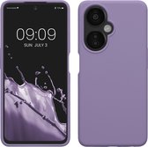 kwmobile telefoonhoesje geschikt voor OnePlus Nord CE 3 Lite 5G / Nord N30 5G - Hoesje met siliconen coating - Smartphone case in violet lila