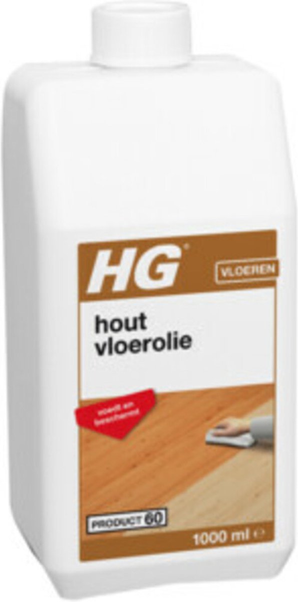 HG - Hout Vloerolie - 6 x 1 liter - Voordeelverpakking