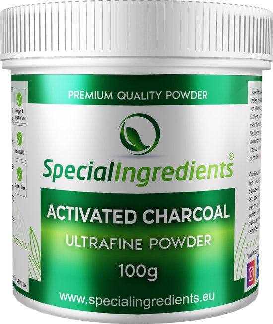 Activated Charcoal - Geactiveerde Houtskool - 100 gram