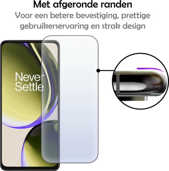 Met afgeronde randen voor betere bevestiging en strak design.