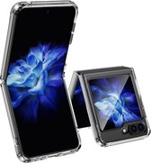 Transparant Dun TPU Hoesje Geschikt voor Samsung Galaxy Z Flip 5 | Back Cover | Lichtgewicht | Ultra Dun Hoesje | Flexibel | Zacht TPU | Doorzichtig