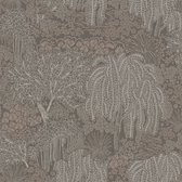 Allure - Bomen - Behang - Vliesbehang - Wandbekleding - Wallpaper - Zwart - 0,53 x 10,05 M.