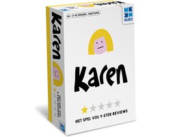 Megableu Karen - Het Klachten Partyspel - Gebaseerd op Échte 1-Ster Reviews - Misleidend en Creatief Kaartspel voor Volwassenen - Nederlandstalige Versie