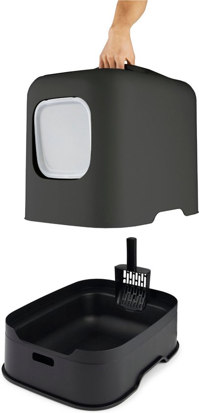 Cat Litter Box Rotho My Pet HORIZON 51 x 39,5 x 44,3 cm Blue main image 0