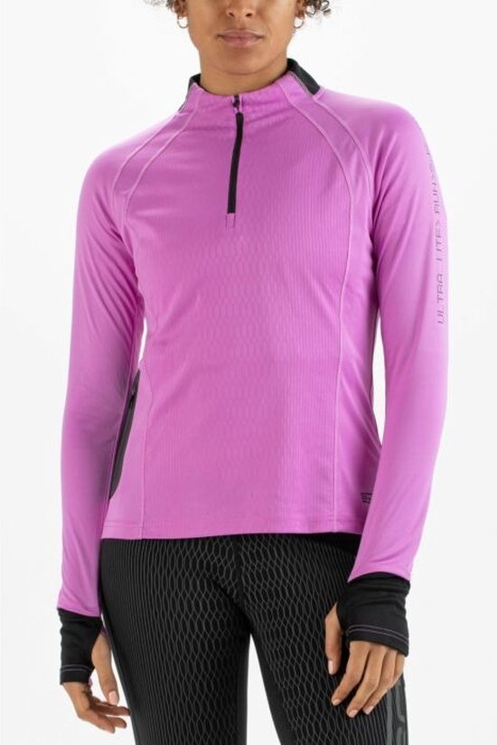 Sjeng Sports Irina Halfzip Shirt Roze Dames