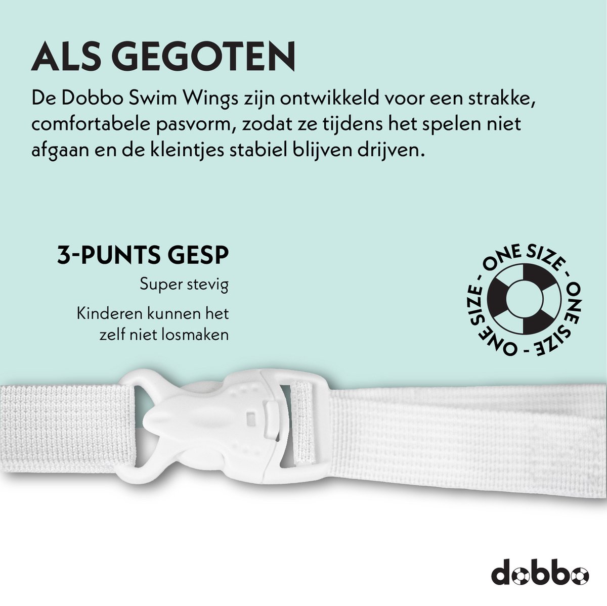 DOBBO Elena de Eenhoorn - Puddle Jumper - Zwembandjes - Zwemvest - Zwemvleugels - voor Kind van 2 tot 6 jaar - Baby blauw — afbeelding 9