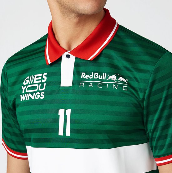 Red Bull Racing F1 - Sergio Perez - Polo-Shirt - Groen - Maat S - Formule 1 van Red Bull — afbeelding 3