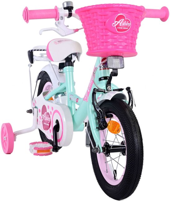 Volare Ashley Kinderfiets - Meisjes - 12 inch - Groen van Volare — afbeelding 4