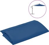 Toile de rechange pour parasol déporté 300 cm bleu azur