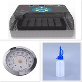 Incubateur - automatique - comprenant un hygromètre en argent (3,5 CM) et un biberon à bec pointu -