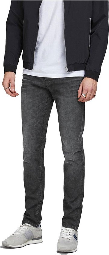 JACK & JONES Tim Original Jos regular fit - heren jeans - grijs denim - Maat: