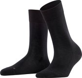 FALKE Sensitive London comfort band, geschikt voor diabetici duurzaam katoen sokken dames zwart - Maat 39-42