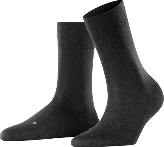 FALKE Sensitive New York comfort band, geschikt voor diabetici lyocell sokken dames zwart - Maat 39-42