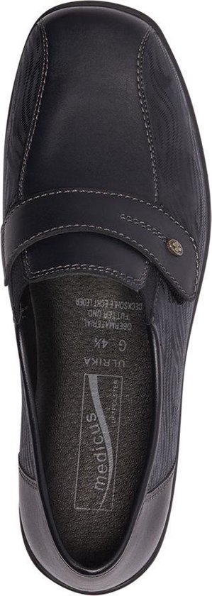 Medicus Dames Donkerblauwe leren instapper - Maat 41.5 | bol.com