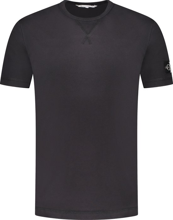 Calvin Klein T-shirt Zwart Normaal - Maat L - Mannen - Lente/Zomer Collectie - Katoen