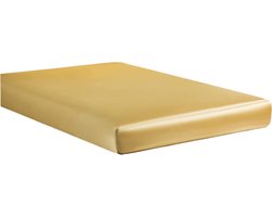 Beauty Silk - Hoeslaken - Glans Satijn - Goud - 160x200 '