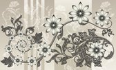 Flower Floral Pattern Photo Wallcovering