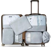 Cubes d'emballage Nince - Ensemble d'organisateur de valise - Rangement pour sièges-auto de bagages - Cube de compression - Organisateur de sac à dos de voyage